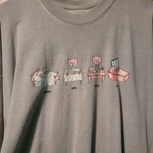 Teddy Fresh sleep eat work die tee 2XL
